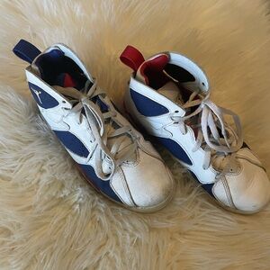 Jordan Kids Sneakers - Red, Blue, and White